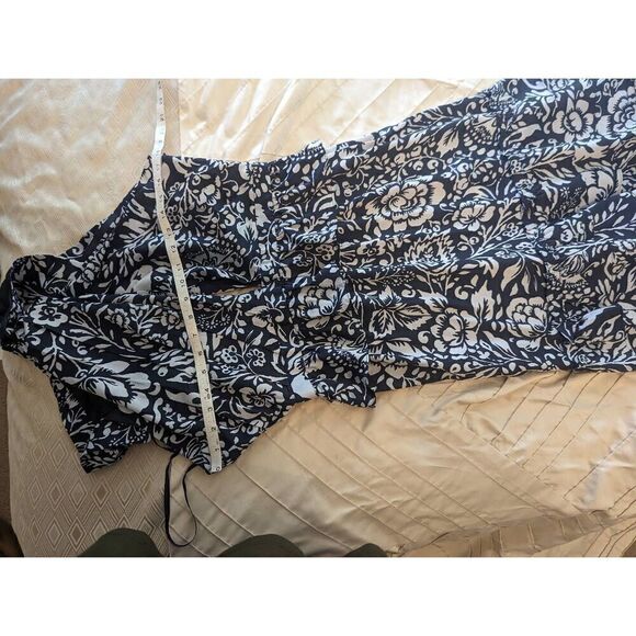 outerknown Bailey maxi dress marine Waverly floral print sz 8 nwt - Picture 7 of 9